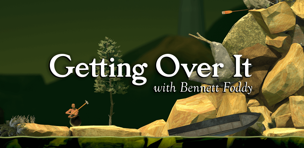 welcome page of getting over it